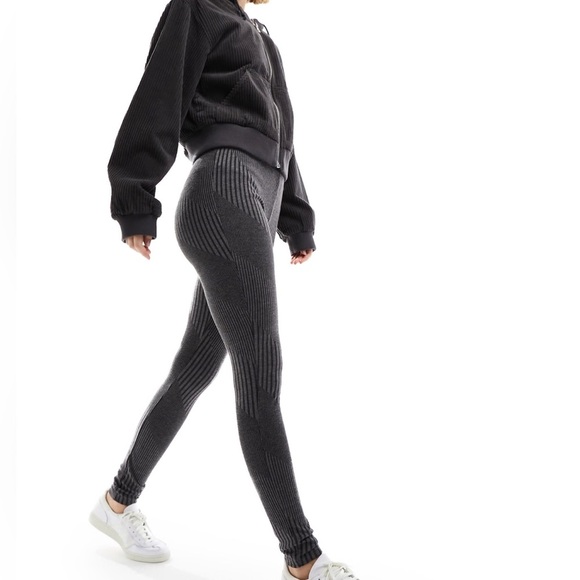 Noisy May Mélange High Waist Rib Leggings - Picture 3 of 9